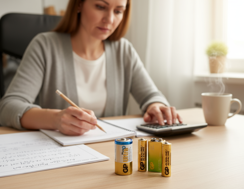 Alkaline batteries from GP